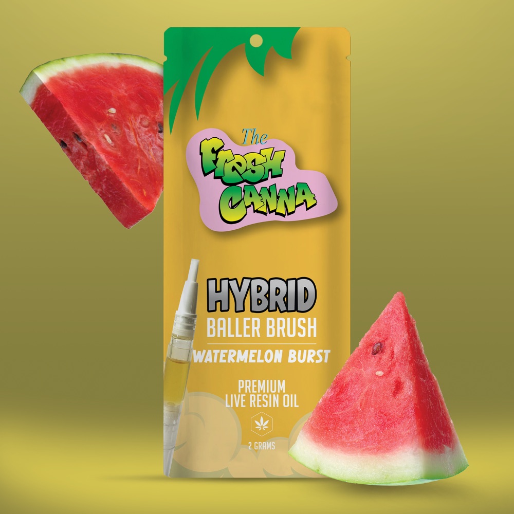 2g live rosin oil brush — Watermelon Burst