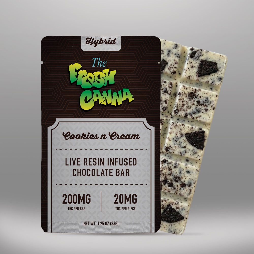 200mg chocolate bar — Cookies n Cream